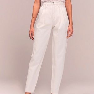 ABERCROMBIE 80s mom jean high rise pleated